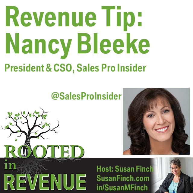 Revenue Tip: You can have a lot of tools, but it's up to you to implement them.