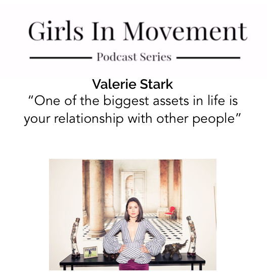Valerie Stark | CEO & Co Founder Huggle | Episode 23 | Girls In Movement | Podcast series