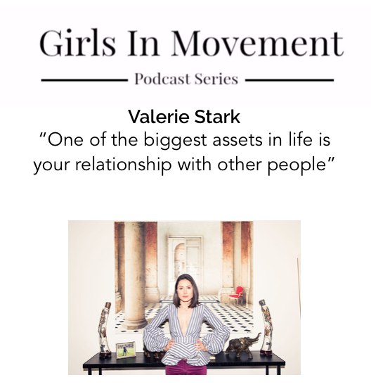 Valerie Stark | CEO &amp; Co Founder Huggle | Episode 23 | Girls In Movement | Podcast series