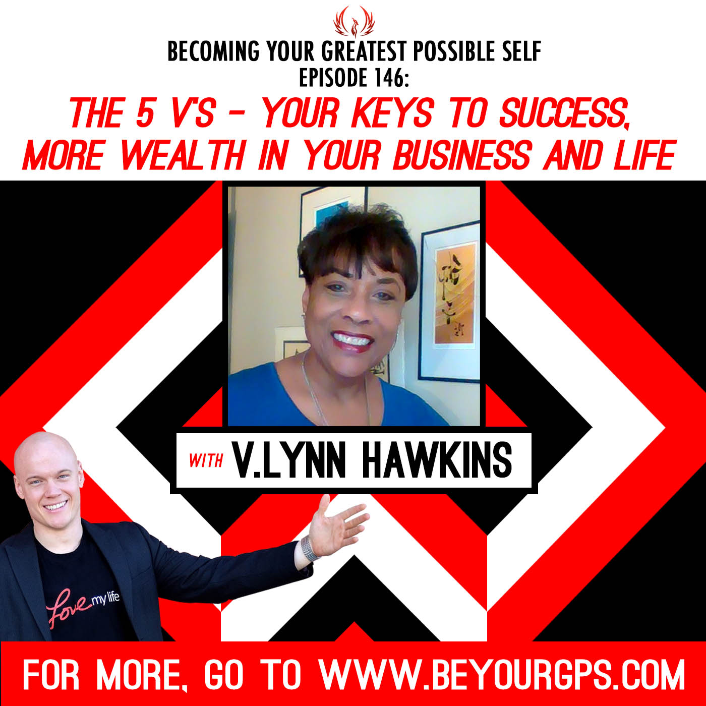 The 5 V's - Your Keys to Success, More Wealth in Your Business and Life with V.Lynn Hawkins