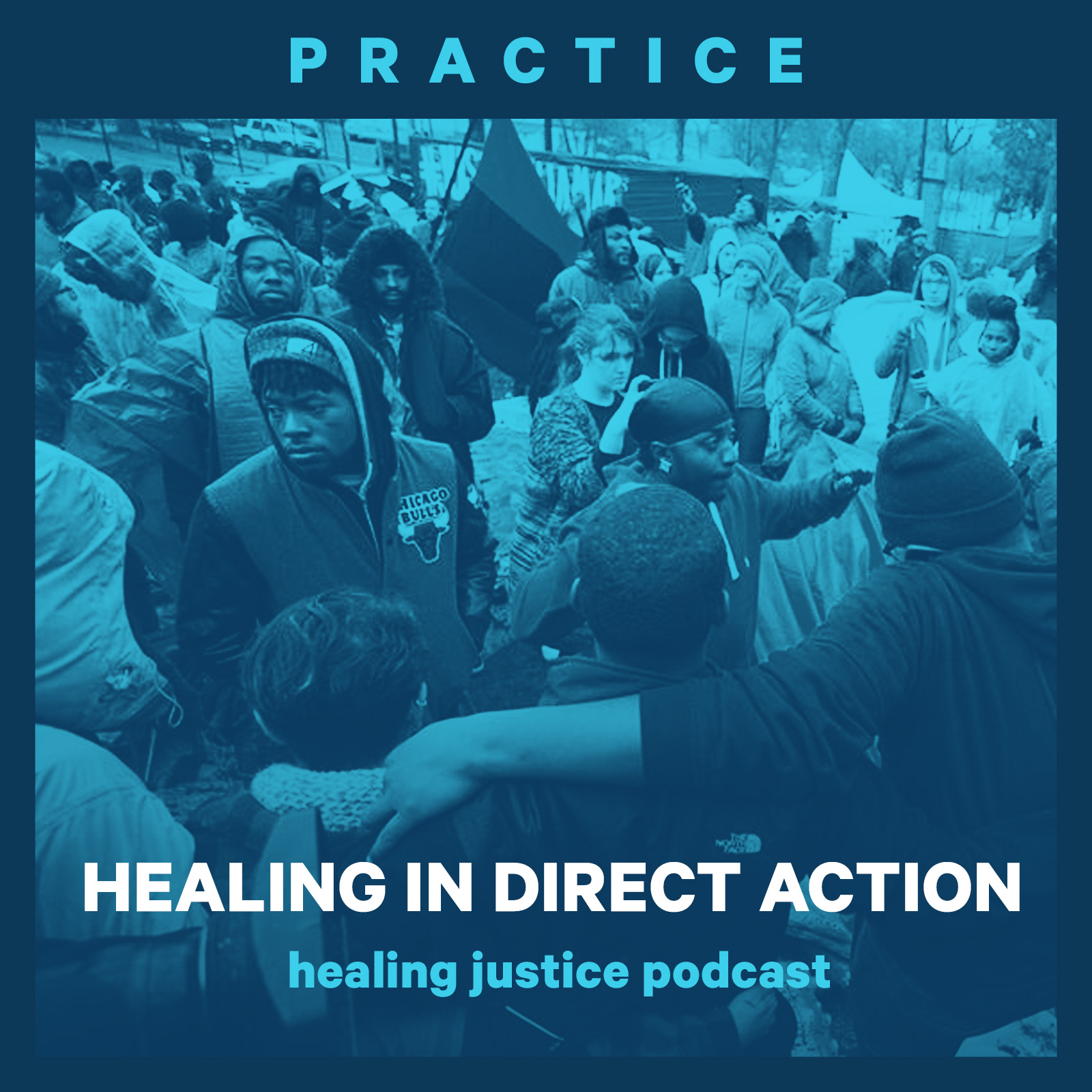 cover of episode 22 Practice: Healing in Direct Action with Black Lives Matter Global Network (Miski Noor & Kandace Montgomery)
