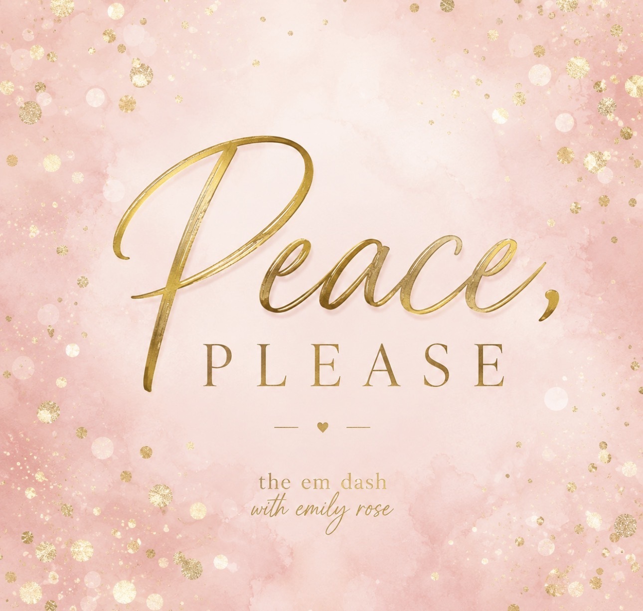 Peace, please episode artwork