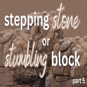 Stepping Stone or Stumbling Block? Part 5