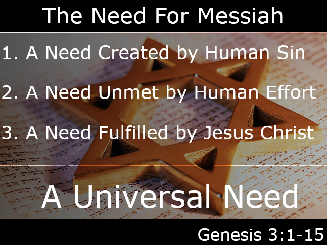 The Need for Messiah