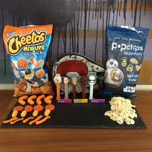 PEZ, Cheetos Mix-Ups, Popchips Galaxy Puffs, Gator Jerky