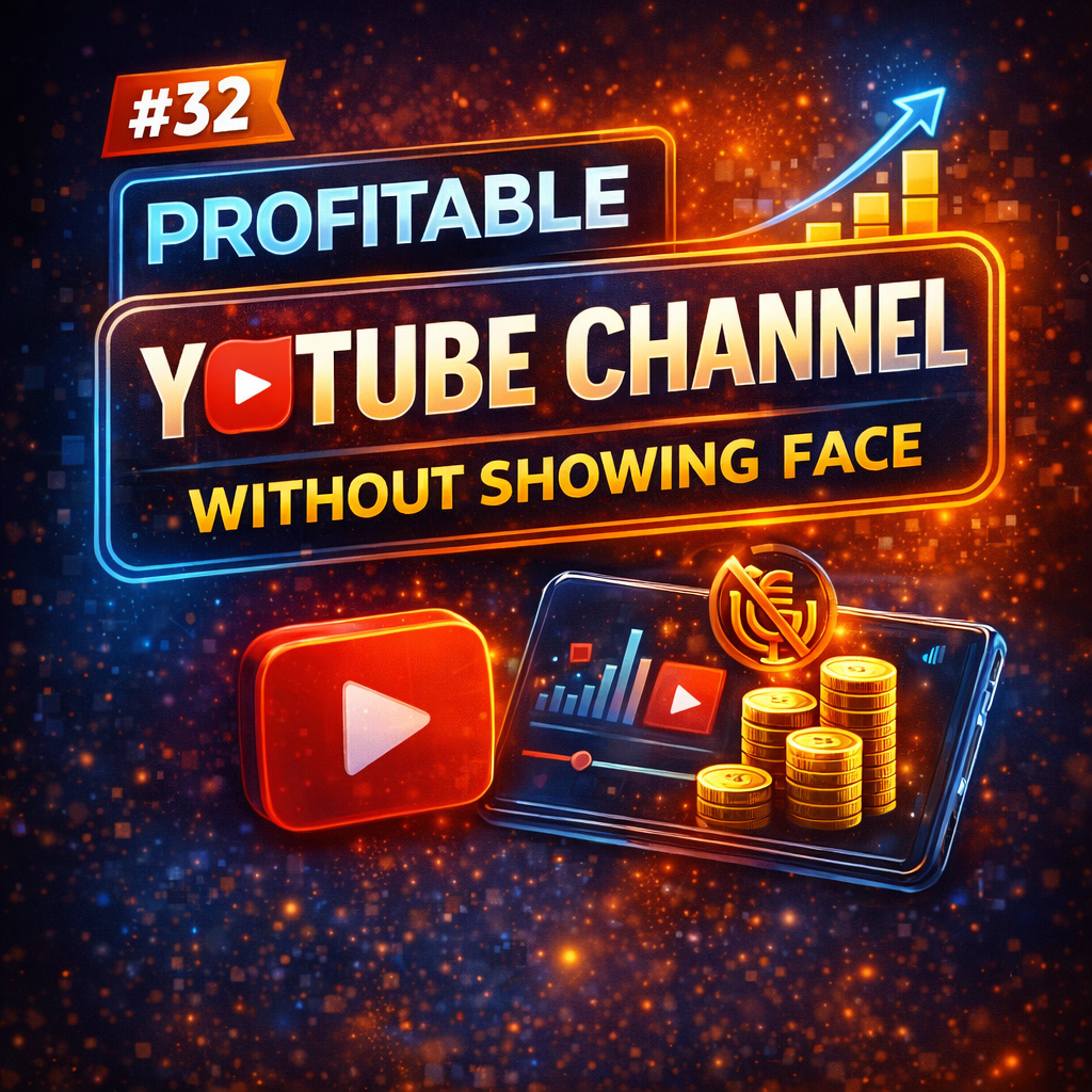 #32 Build a Profitable YouTube Channel Without Showing Your Face episode artwork