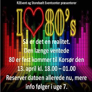 80 er fest på vej til Korsør , René Andersen fra R2Event gæstede Nærradio Korsør og fortalte om festen - hør podcasten her