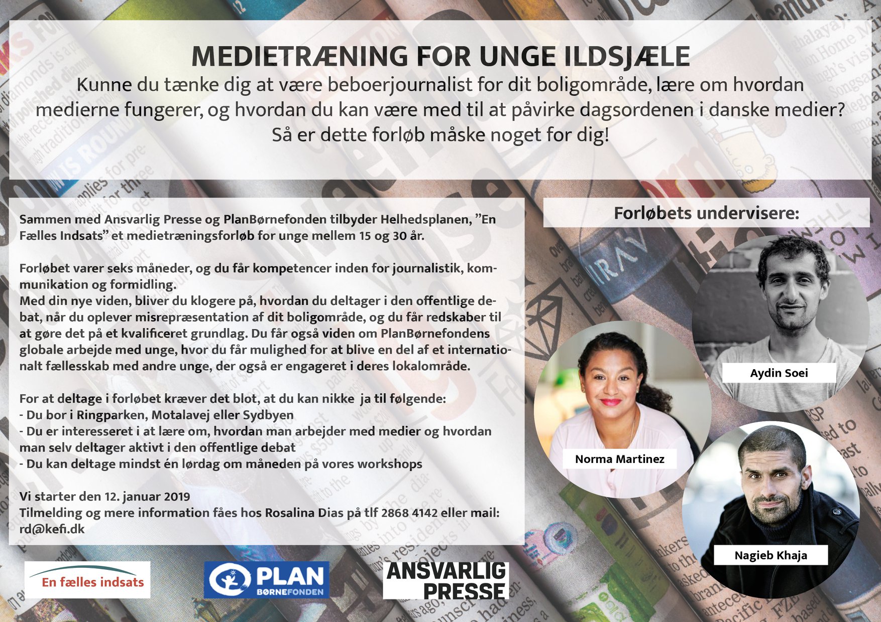 Rosaline Kefi besøgte Nærradio Korsør og fortalte om mediekursus for unge ildsjæle, hør det her