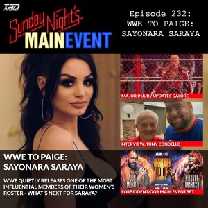 SNME 232 - WWE TO PAIGE - SAYONARA, SARAYA, Tony Condello and Meltzer Discusses his Star Ratings