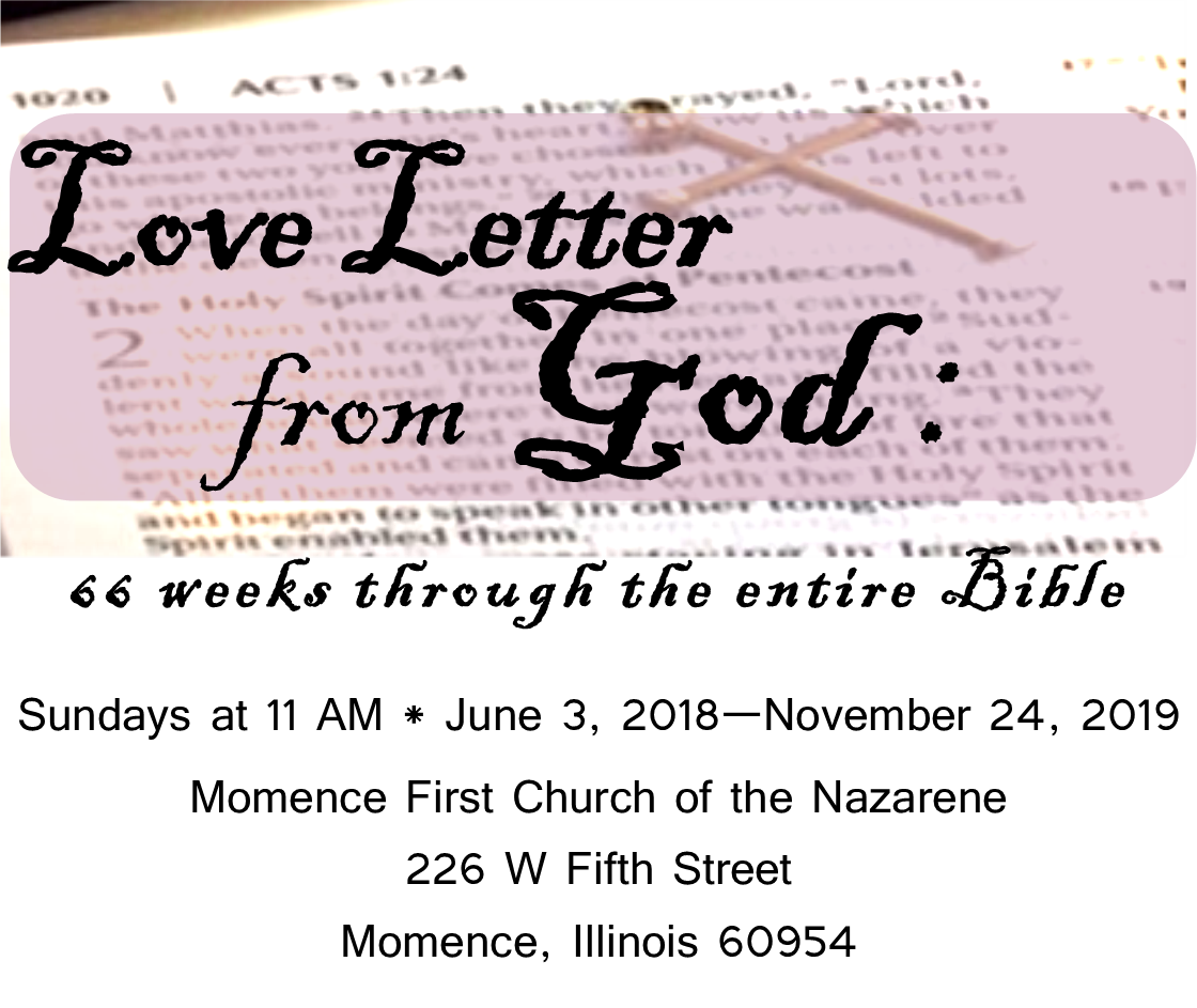 Love Letter From God: God is with you John 3:16, Joshua 1:1-9