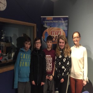 Rang 6 of Gaelscoil Chorain who won the East Cork Primary School Quiz