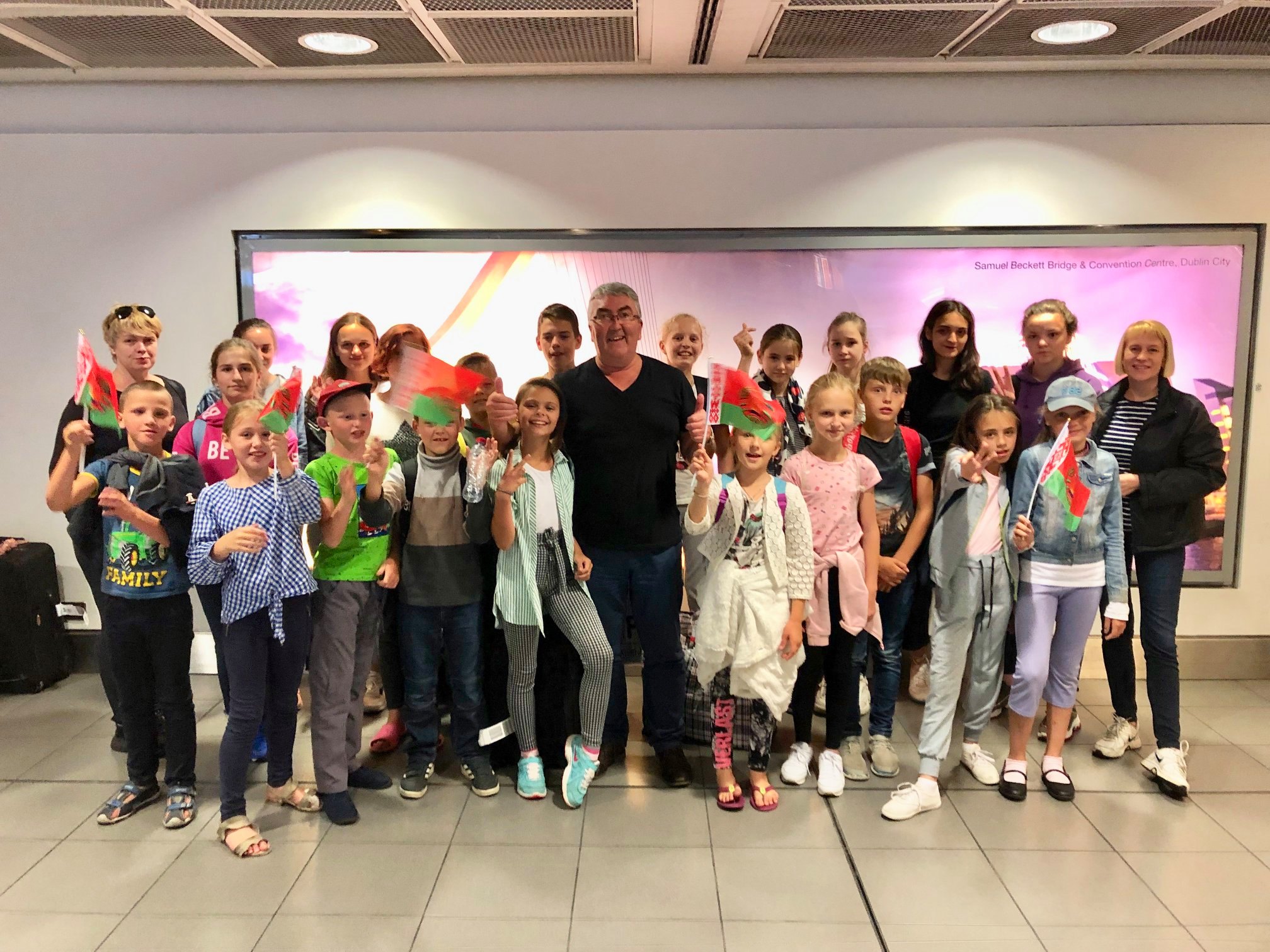 Olga and Eyra, interpreters for the children travelling from Belarus to Ireland with Chernobyl Childrens Trust Munster, speak to Linda about life after the Chernobyl disaster
