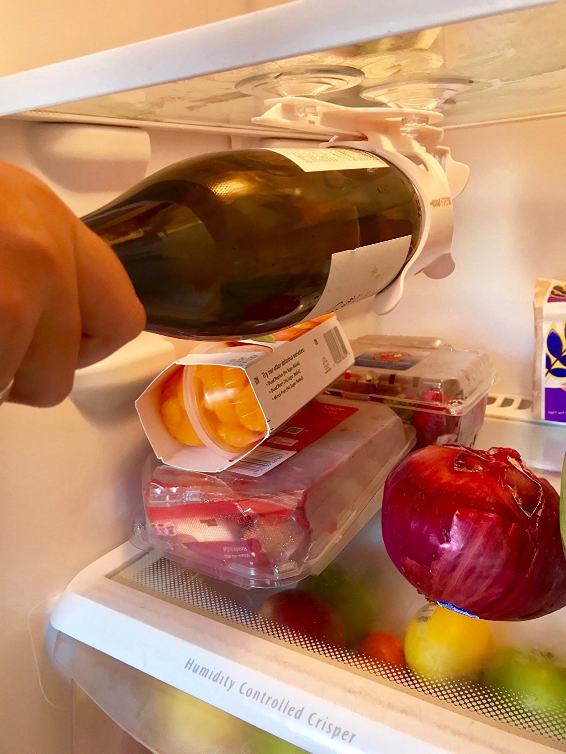 Refrigerator Wine Rack