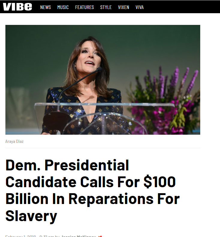 Presidential Candidate Marianne Williamson Speaks on Reparations, Black America and #ADOS