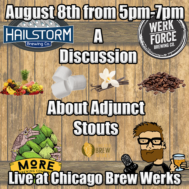 Episode 54 - Chi Brew Werks Panel w/ More Brewing, Hailstorm Brewing, and Werk Force Brewing 