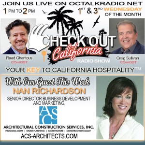 Episode #35-  Nan Richardson, is on the Check Out California Radio Show!
