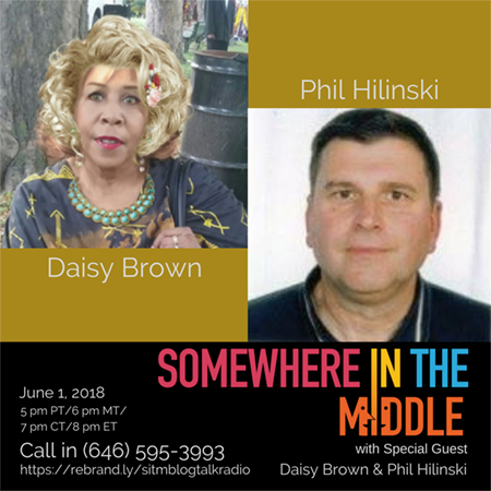 Somewhere in the Middle with Michele Barard and guests Daisy Brown and Phil Hilinski