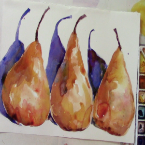 #036 Video Part 2 Loose Painting Pear