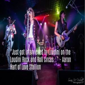 Love Stallion, Aaron Hart invites you to take a ride on his rock 'n roll steed
