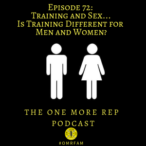 Episode 72: Training and Sex...Is Training Different for Men and Women