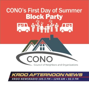 KRDO Afternoon News with Ted Robertson - CONO Block Party - June 11, 2019