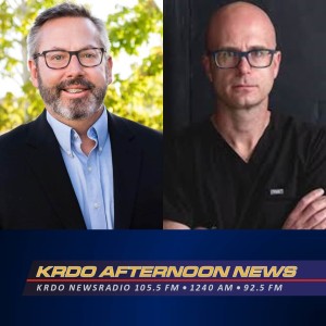 COVID by the Numbers - KRDO's Afternoon News with Ted Robertson - Dr. Leon Kelly and Commissioner Mark Waller - March 24, 2020 