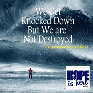 We Get Knocked Down But Are Not Destroyed