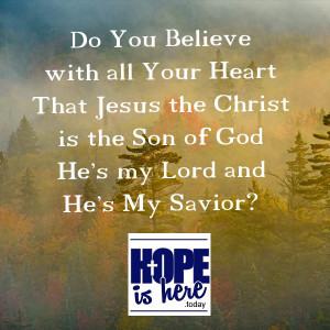 Is Jesus Your Savior?