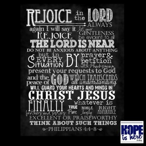 Lessons Learned from Philippians 4:4-8