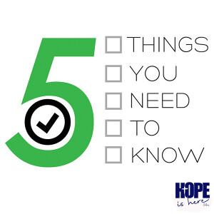 5 Simple Things You Need to Know This Week (pt 1)