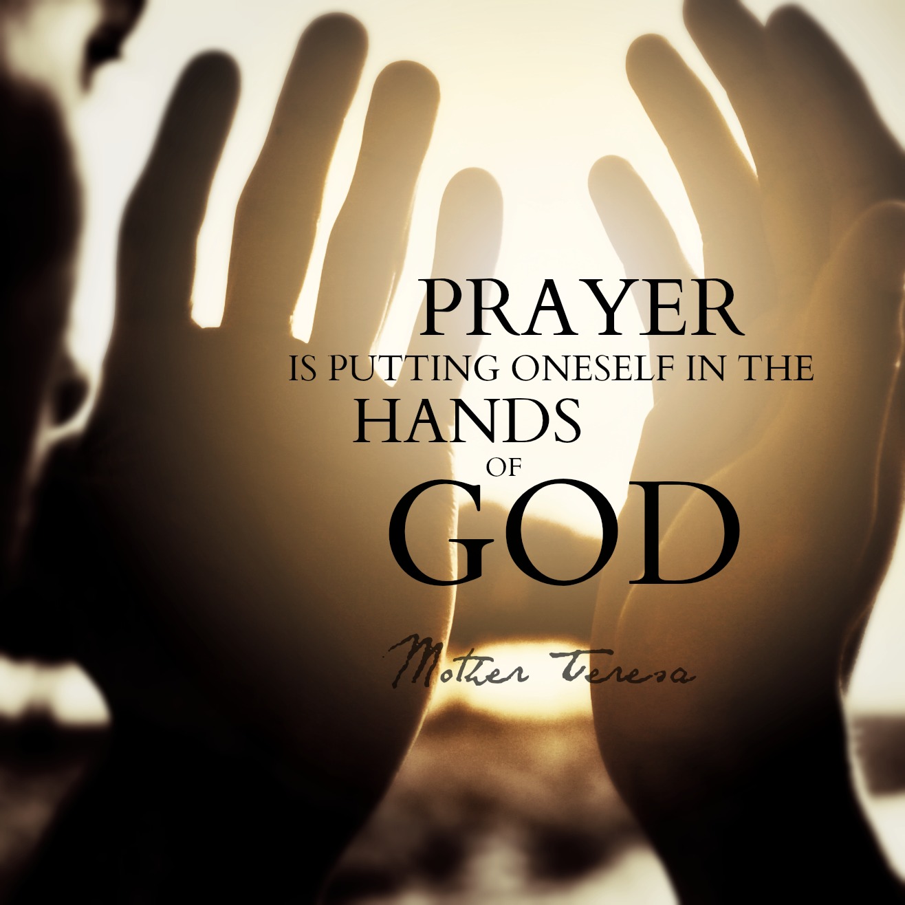 Prayer Puts You in the Hands of GOD