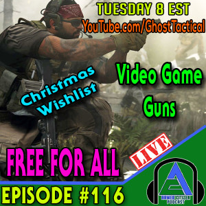 FREE FOR ALL:  GLOCK 44, The Gundies, Christmas Wishlists:  The Armed Citizen Podcast LIVE #116