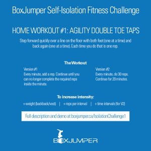 BoxJumper Self-Isolation Challenge Workout 1