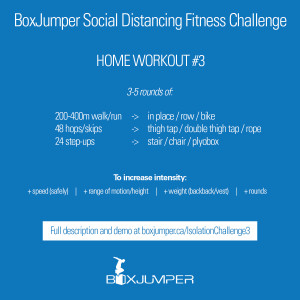 BoxJumper Self-Isolation Challenge Workout 3