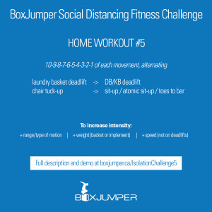 Social Distancing Fitness Workout #5