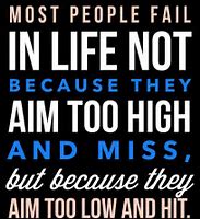 Aiming High is an Action Verb