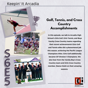 S6 #5 Golf, Tennis, and Cross Country Accomplishments