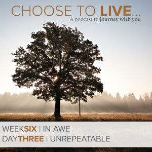 Choose to Live | Unrepeatable | January 29, 2019