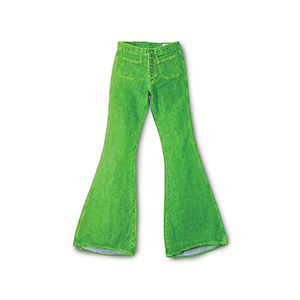 Rule 7 : Lime Green Bell Bottoms.