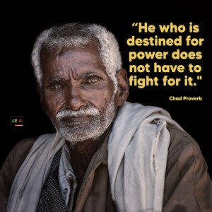 He who is destined for power does not have to fight for it