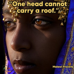 One head cannot carry a roof