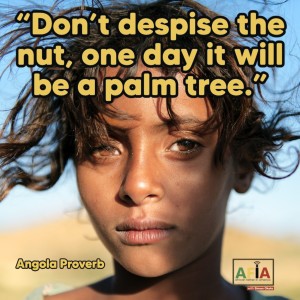 Don’t despise the nut, one day it will be a palm tree