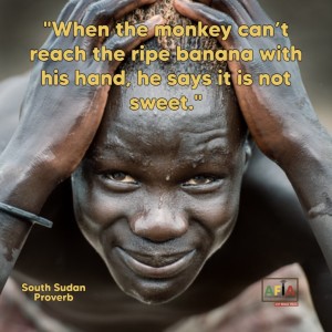 When the monkey can’t reach the ripe banana with his hand...(Overcome Laziness and Procrastination)