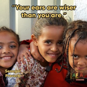 Your ears are wiser than you are.