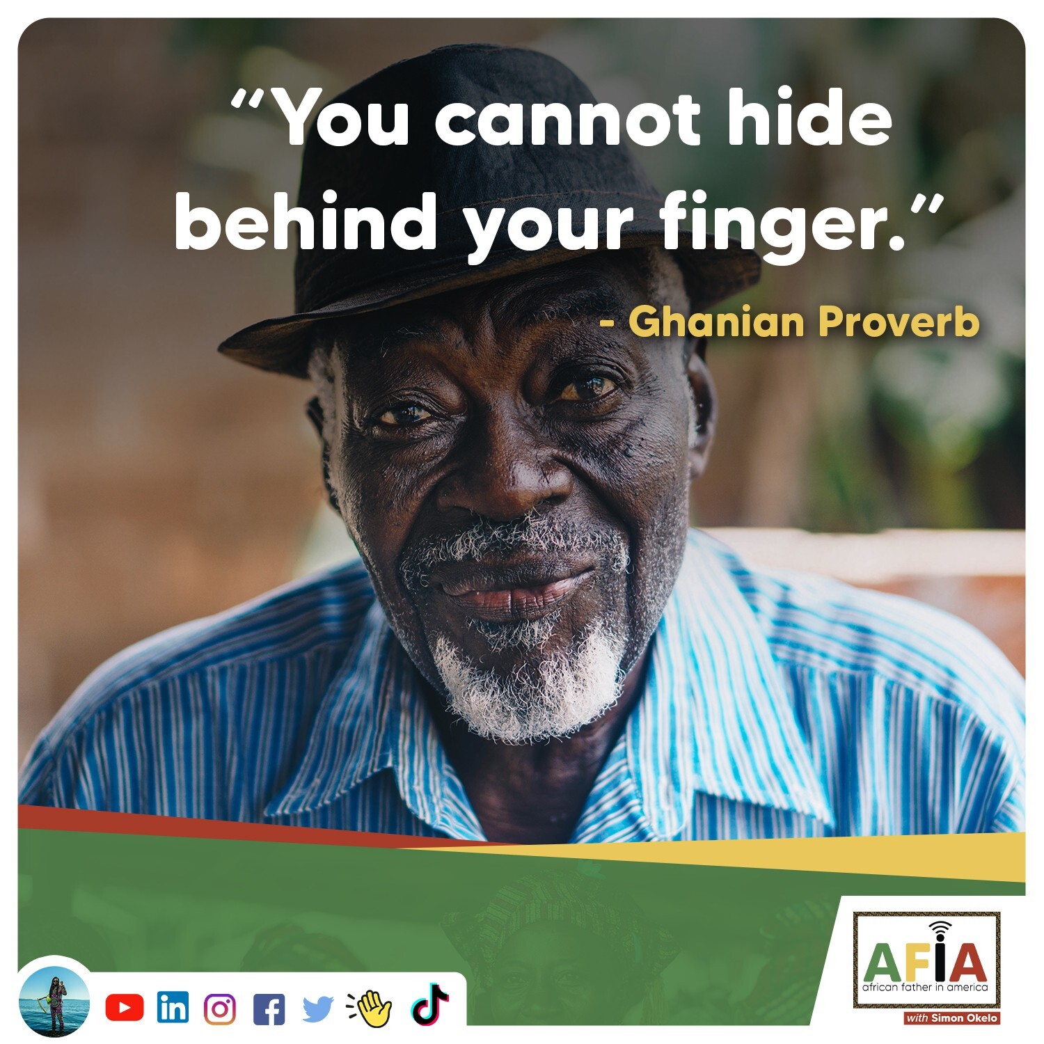 You Cannot Hide Behind Your Finger | African Proverbs | AFIAPodcast | AFIA  Podcast