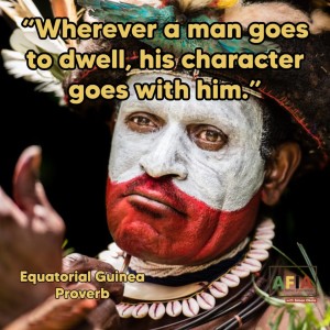 Wherever a man goes to dwell, his character goes with him | AFIAPodcast
