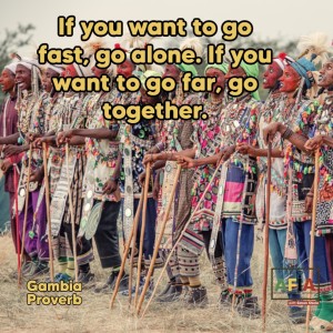 If you want to go fast, go alone. If you want to go far, go together | AFIAPodcast