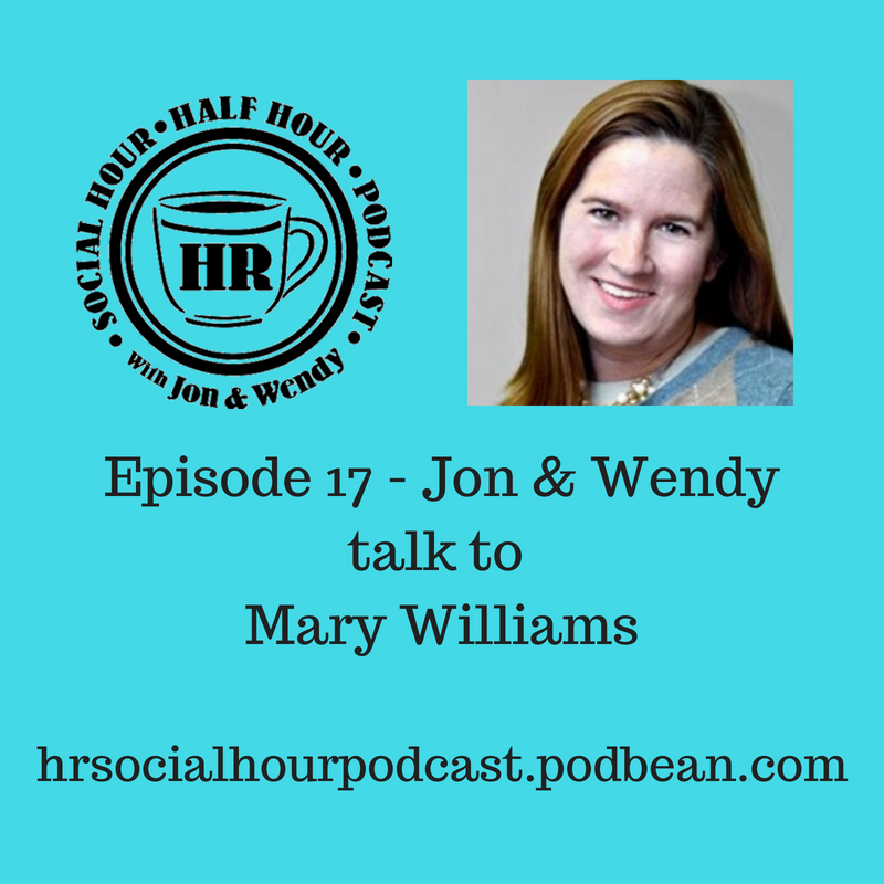 Episode 17 - Jon & Wendy talk to Mary Williams