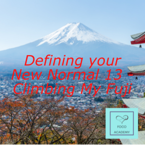 Defining your New Normal 13 - Climbing My Fuji