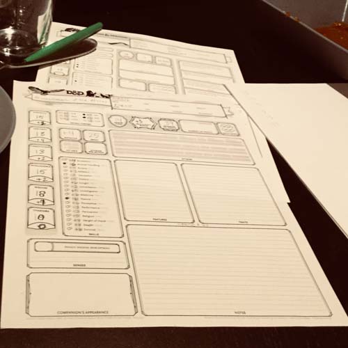 Session 0 : The Interview